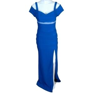 Honey and Rosie Blue Maxi Dress EUC size Medium